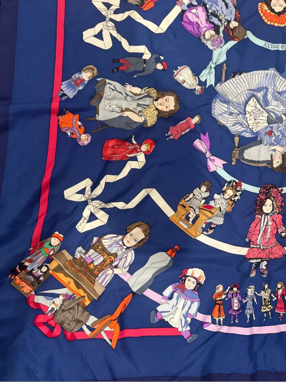 Vintage Hello Dolly Silk Hermes Scarf - Picture 6 of 7